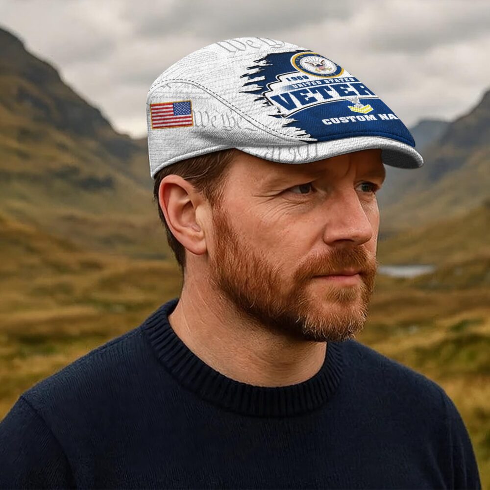 US Navy, E 9 Gold - Jeff Cap - Image 6