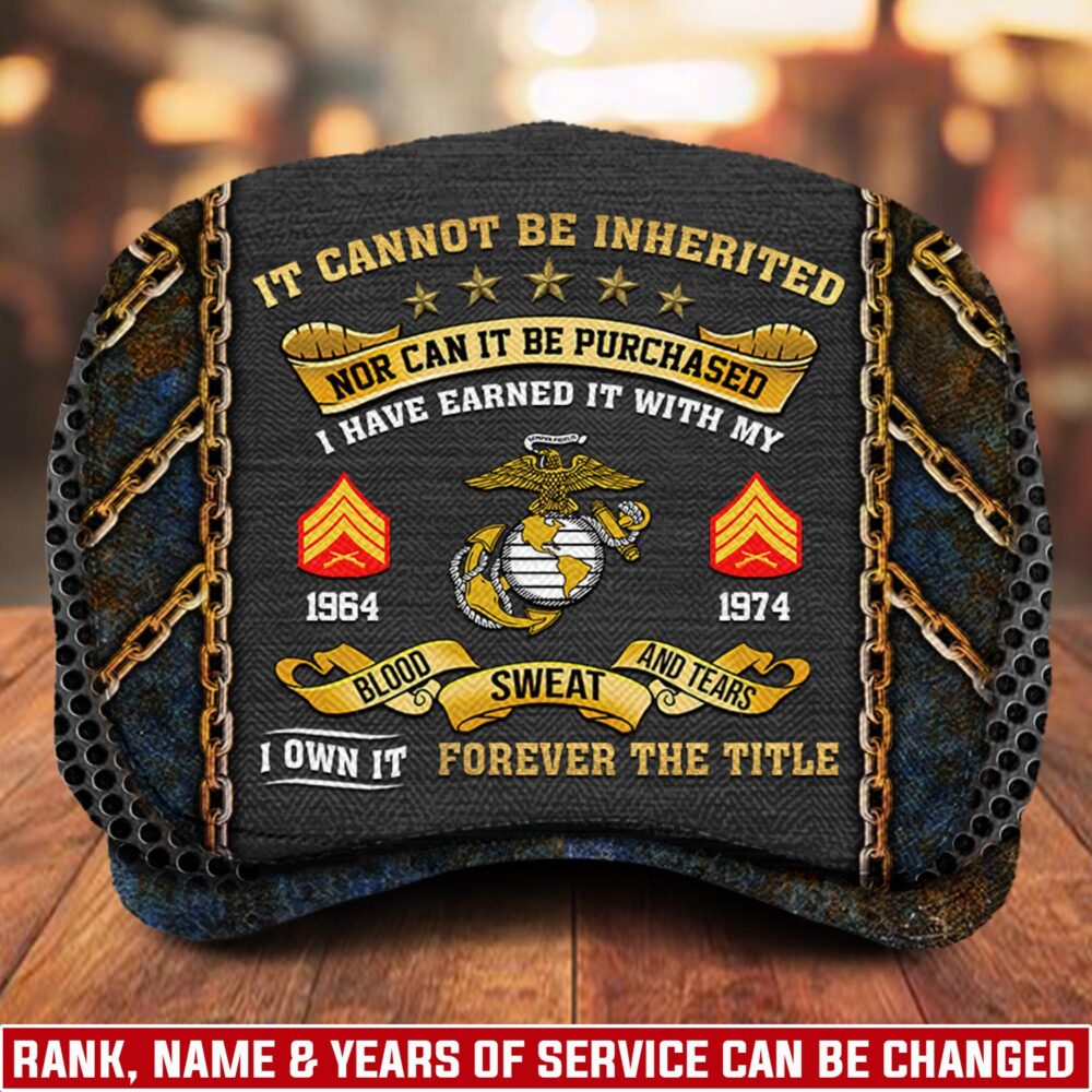 US Marine Corps, E 4 Marines Corporal - Jeff Cap