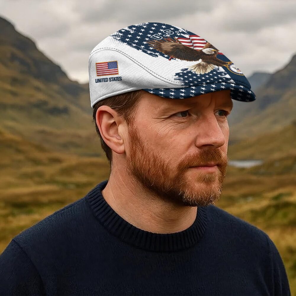 US Navy, E 8 Gold - Jeff Cap - Image 6