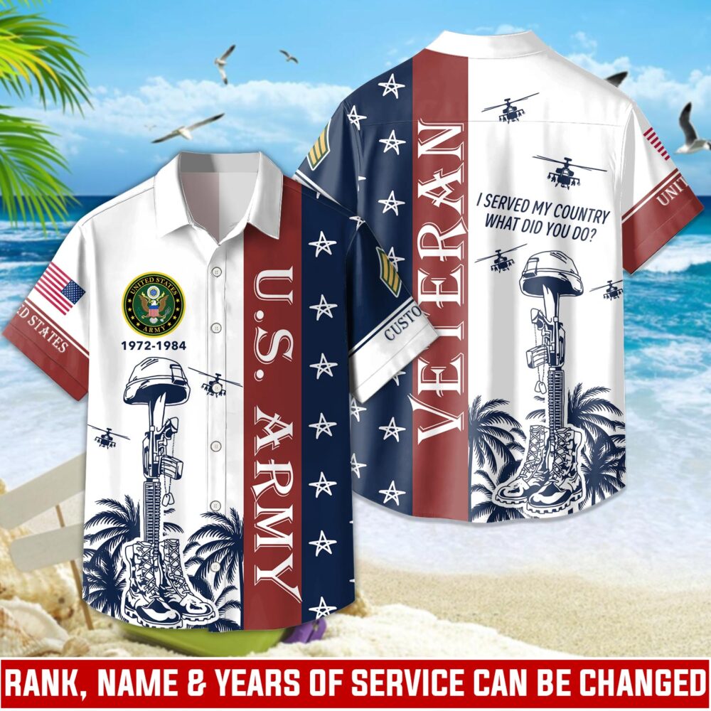 US Army, E 4 Army Corporal - Hawaii Shirt