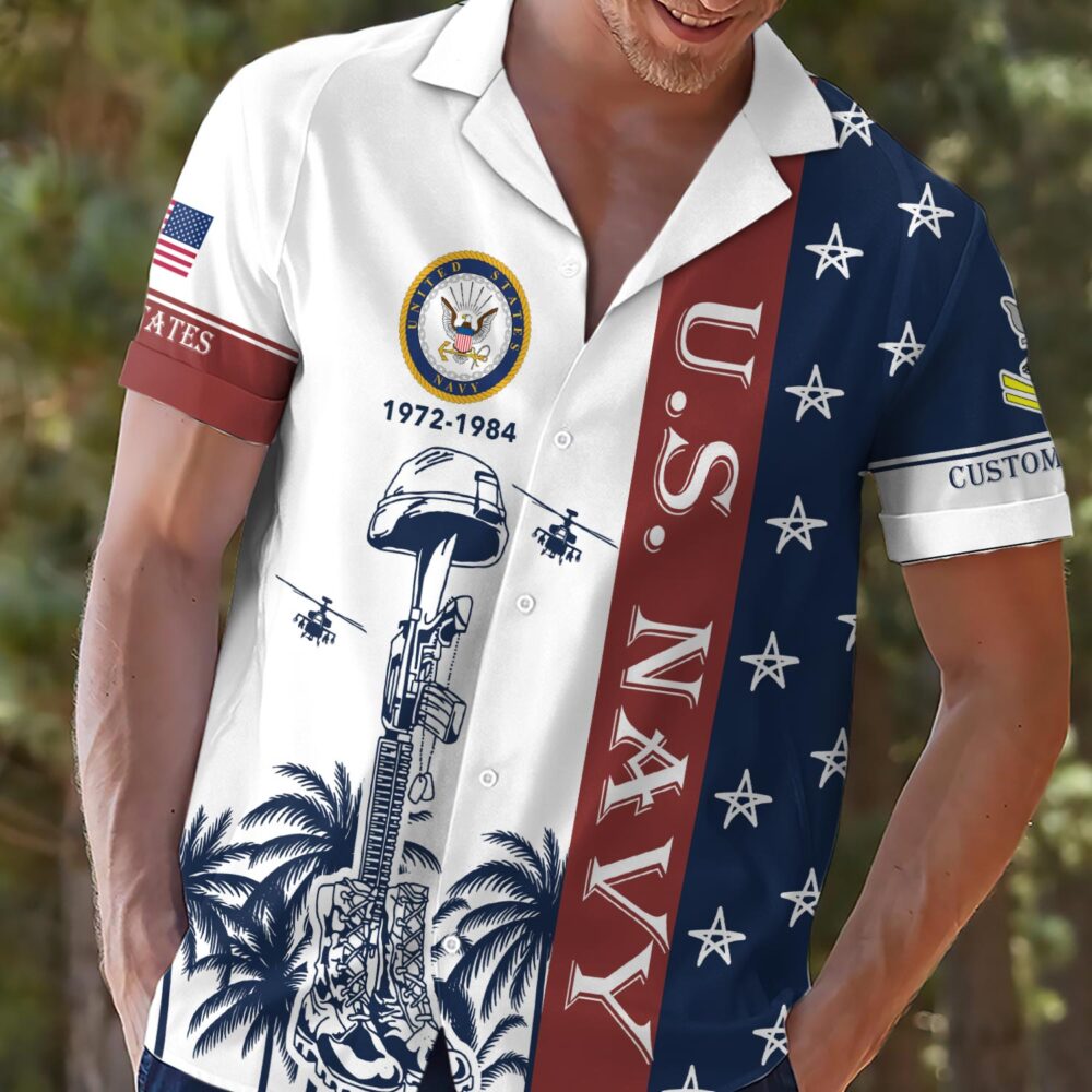 US Navy, I Walked The Walk - Hawaii Shirt - Image 2