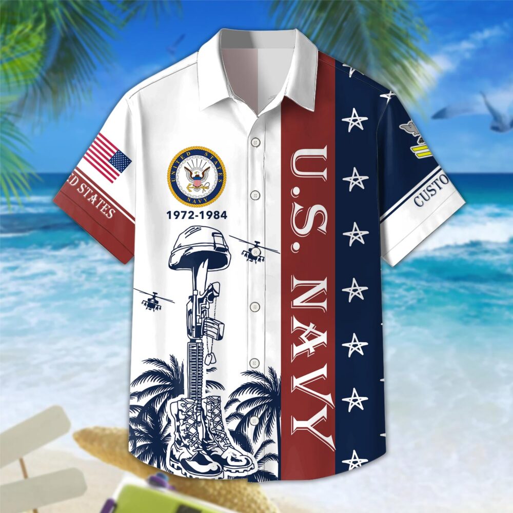 US Navy, I Walked The Walk - Hawaii Shirt - Image 3