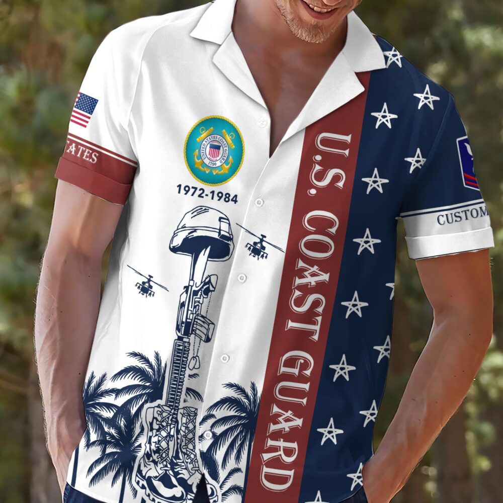 US Coast Guard, All Gave Some, Some Gave All - Hawaii Shirt - Image 2