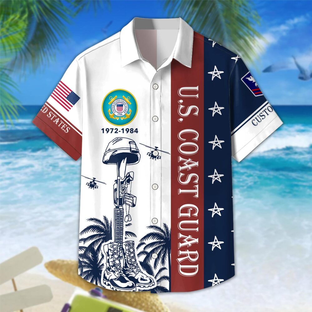 US Coast Guard, All Gave Some, Some Gave All - Hawaii Shirt - Image 3