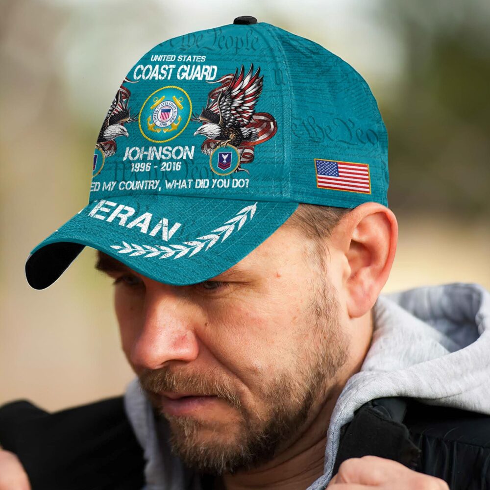US Coast Guard, Proud To Have Served - Classic Cap - Image 3