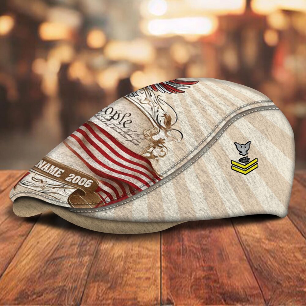 US Navy, E 4 Red - Jeff Cap - Image 2