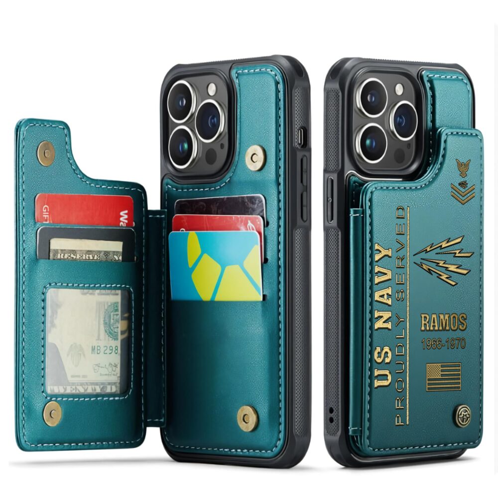 Navy Rating, Lest We Forget - Leather Flip Phone Case - Image 5