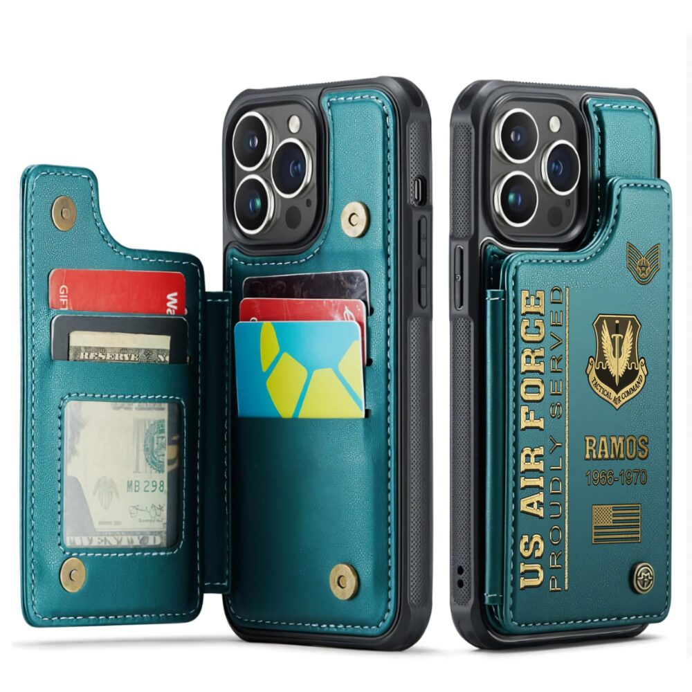 Air Force Command, I Walked The Walk - Leather Flip Phone Case - Image 5