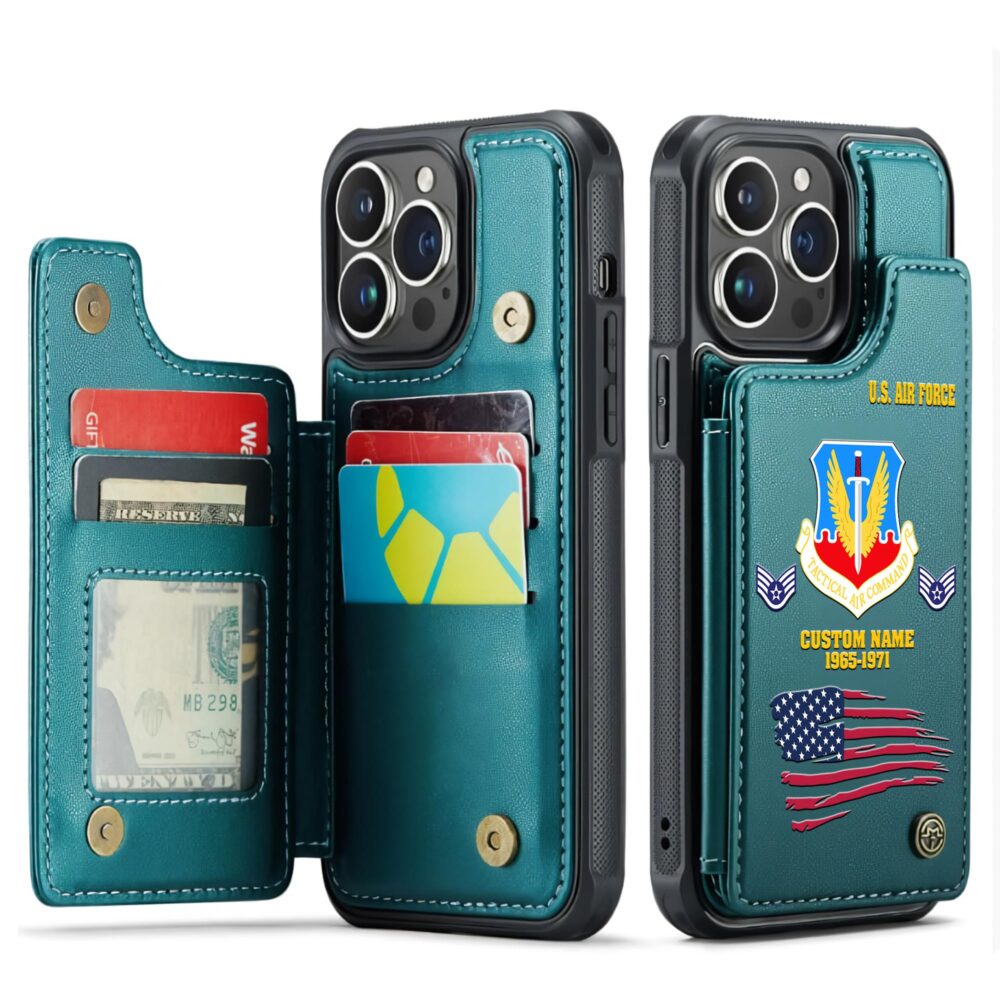 Air Force Command, E 9 Air Force Chief Master Sergeant - Leather Flip Phone Case - Image 5