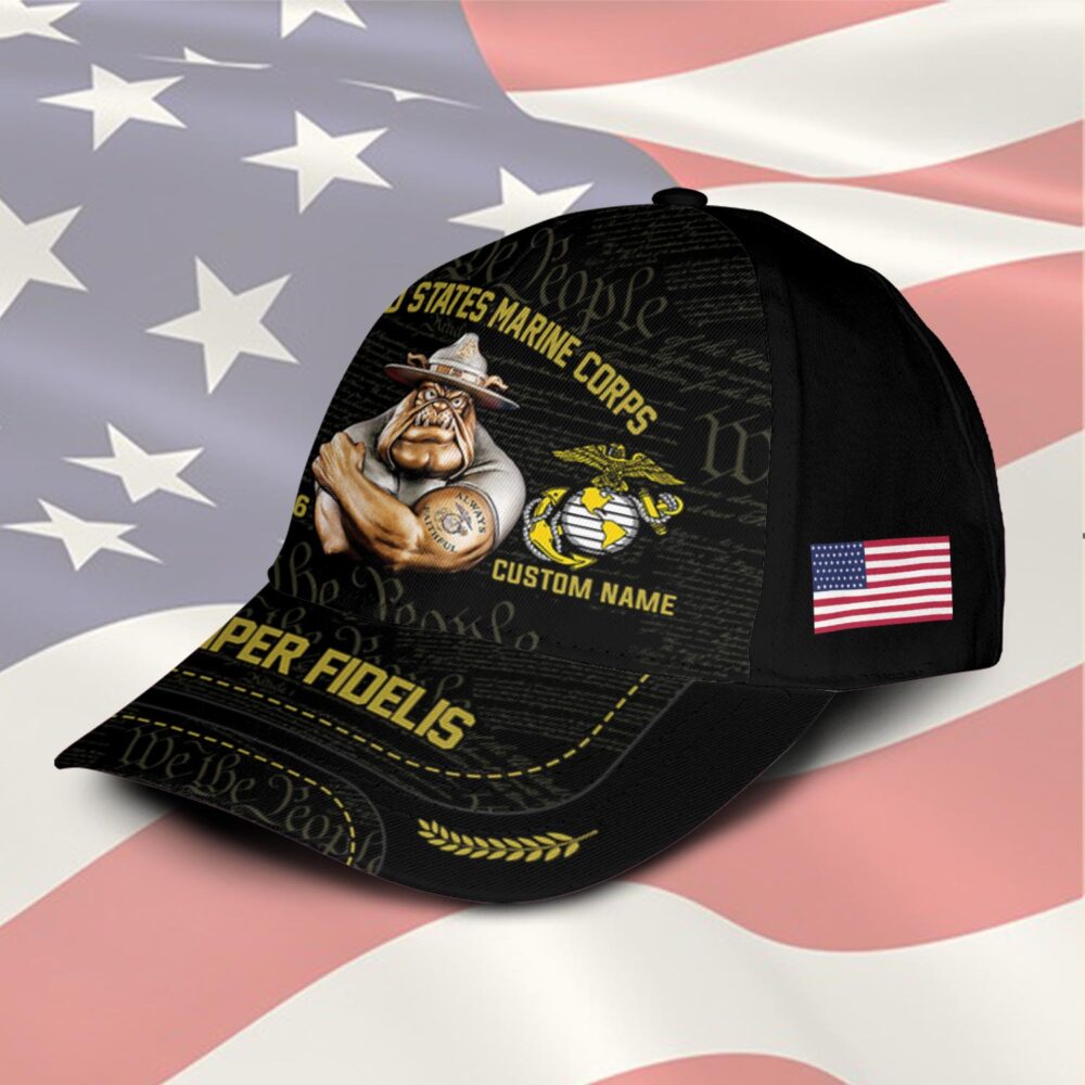 US Marine Corps, E 8 Marines Master Sergeant - Classic Cap - Image 2