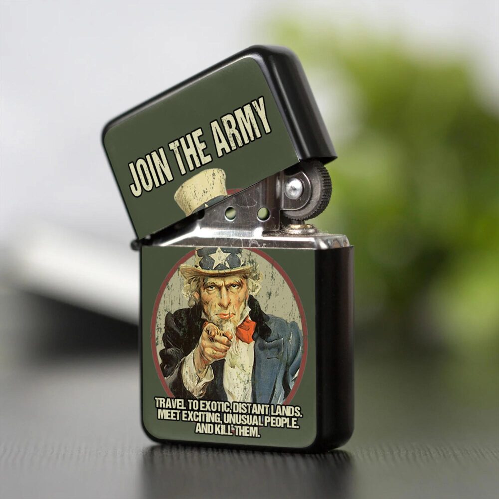 US Army, E 8 Army Master Sergeant - Lighter - Image 2