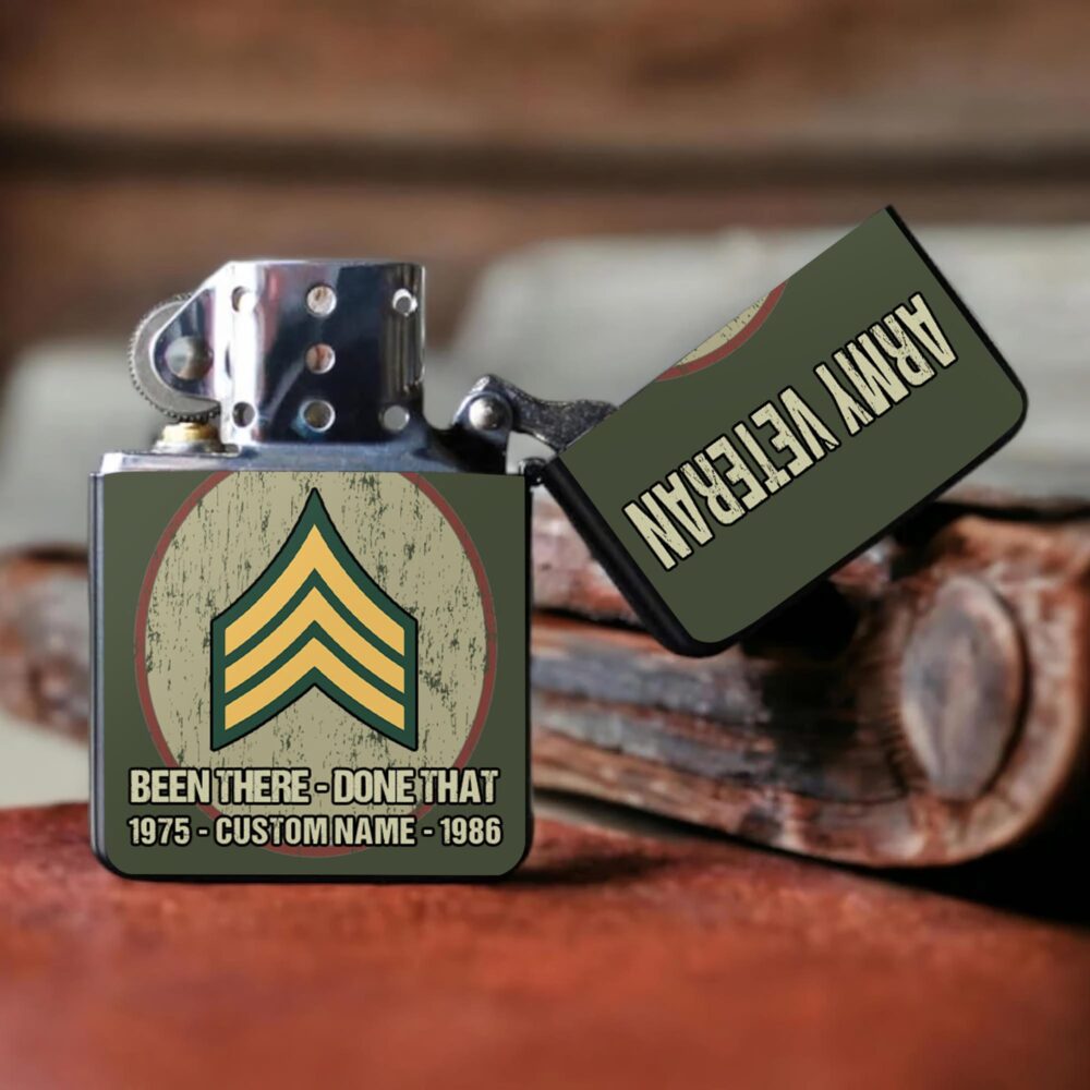 US Army, E 8 Army Master Sergeant - Lighter - Image 3