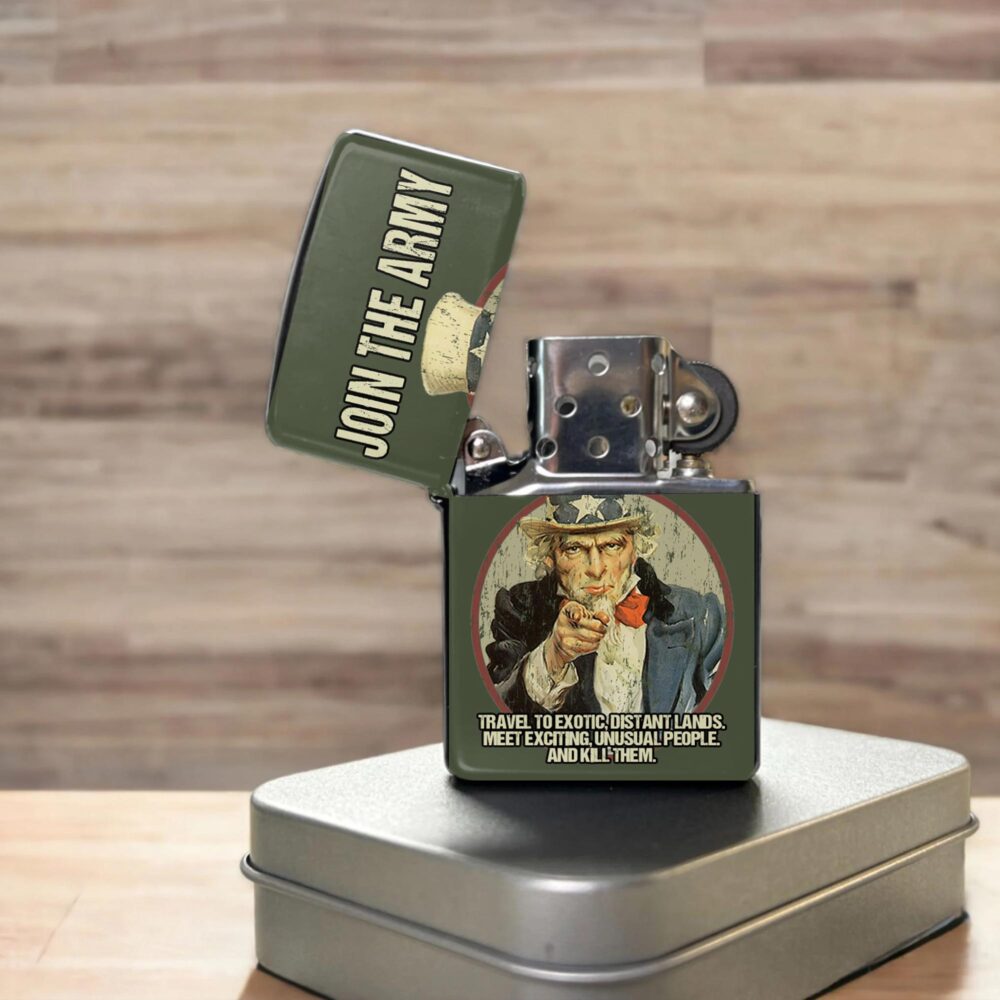 US Army, E 8 Army Master Sergeant - Lighter - Image 4