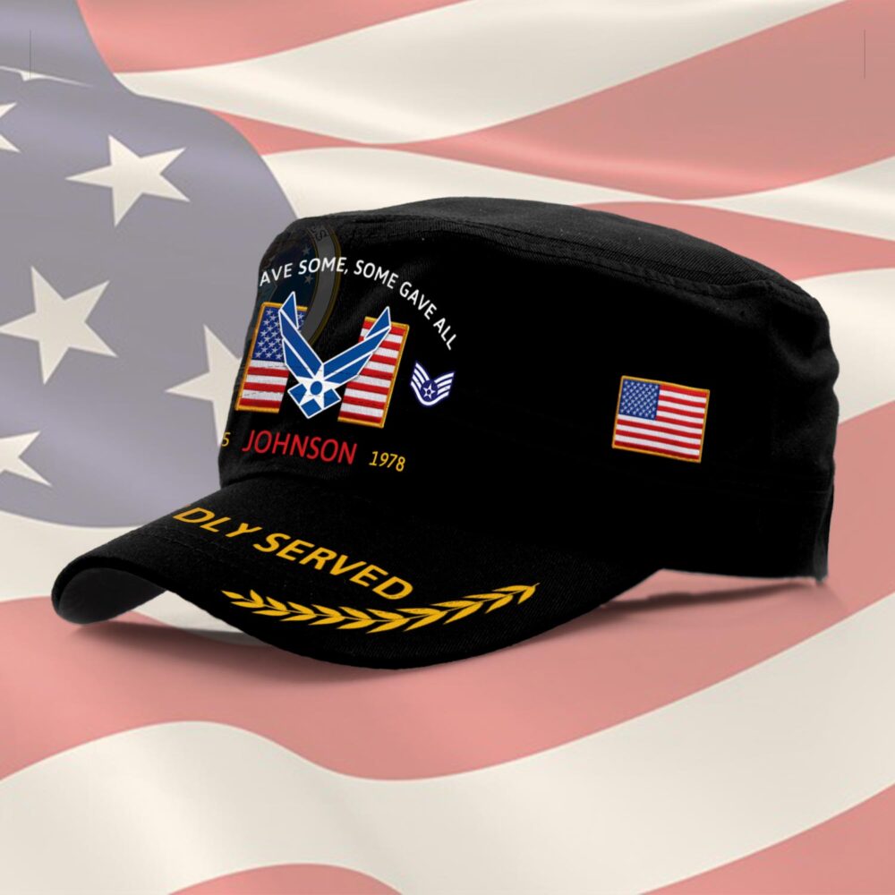 US Air Force , Land Of The Free, Because Of The Brave - Military Cap - Image 2