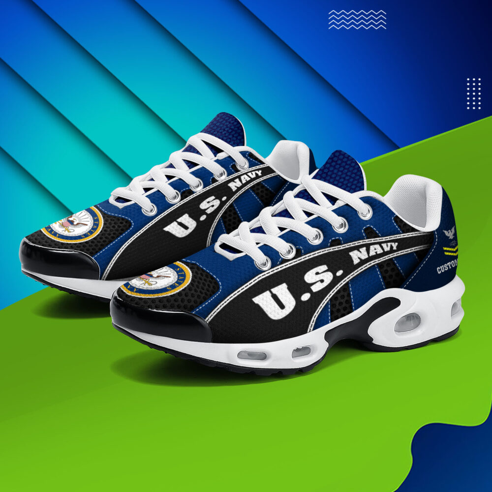 US Navy, E 4 Gold - Air Max Plus Shoes - Image 3