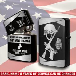 US Navy, Remember - Honor - Respect - Engraved Lighter