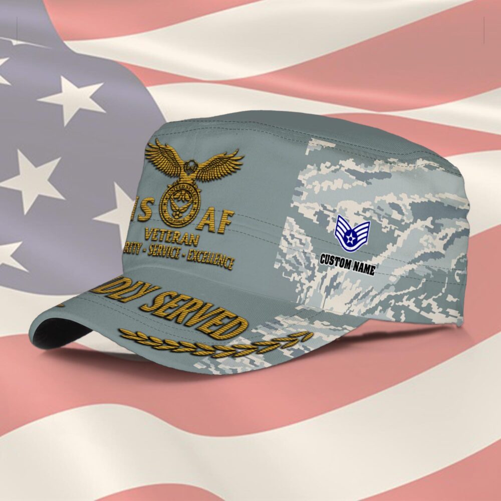 US Air Force , E 7 Air Force First Sergeant - Military Cap - Image 2