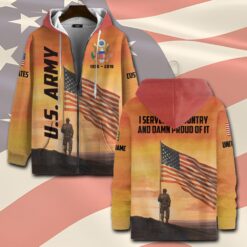 US Army, Once A Soldier, Always A Soldier - Zip Hoodie