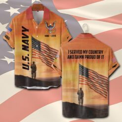 US Navy, E 8 Gold - Short Sleeve Button Shirt