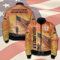 US Coast Guard, I Walked The Walk - Bomber Jacket