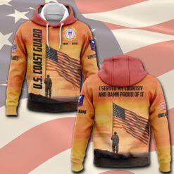 US Coast Guard, E 4 Gold - Hoodie