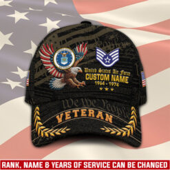 US Air Force, Proud Veteran - Classic Cap