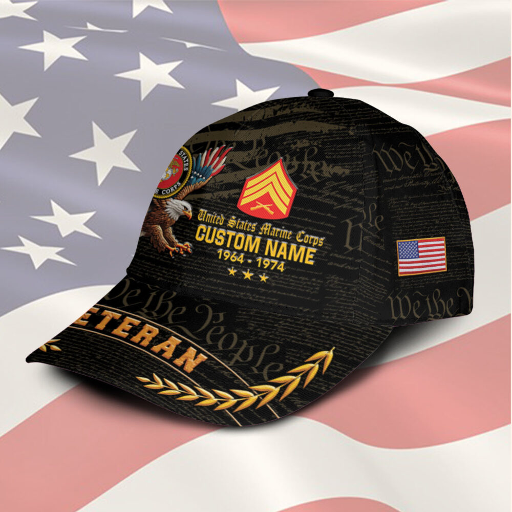 US Marine Corps, E 2 Marines Private First Class - Classic Cap - Image 2