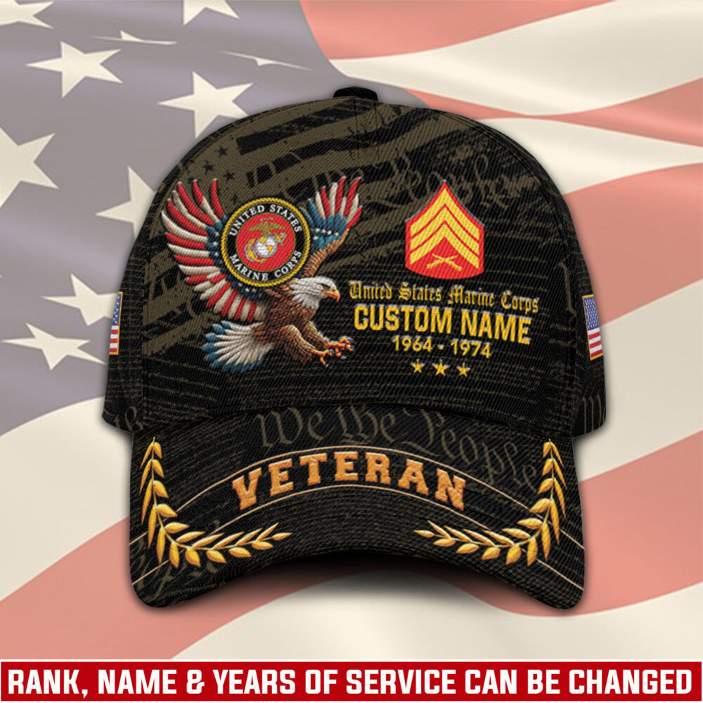 US Marine Corps, E 2 Marines Private First Class - Classic Cap