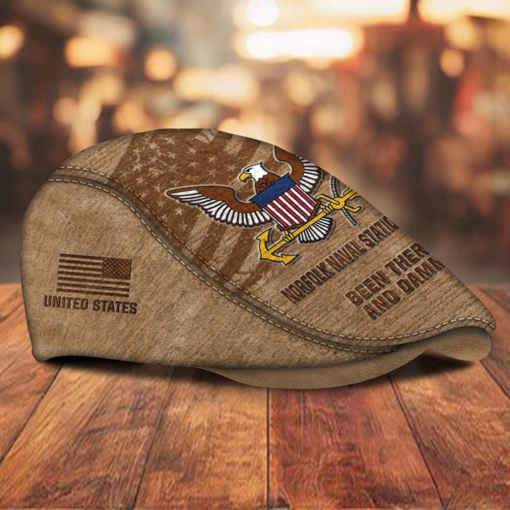 US Navy, E 4 Gold - Jeff Cap - Image 3