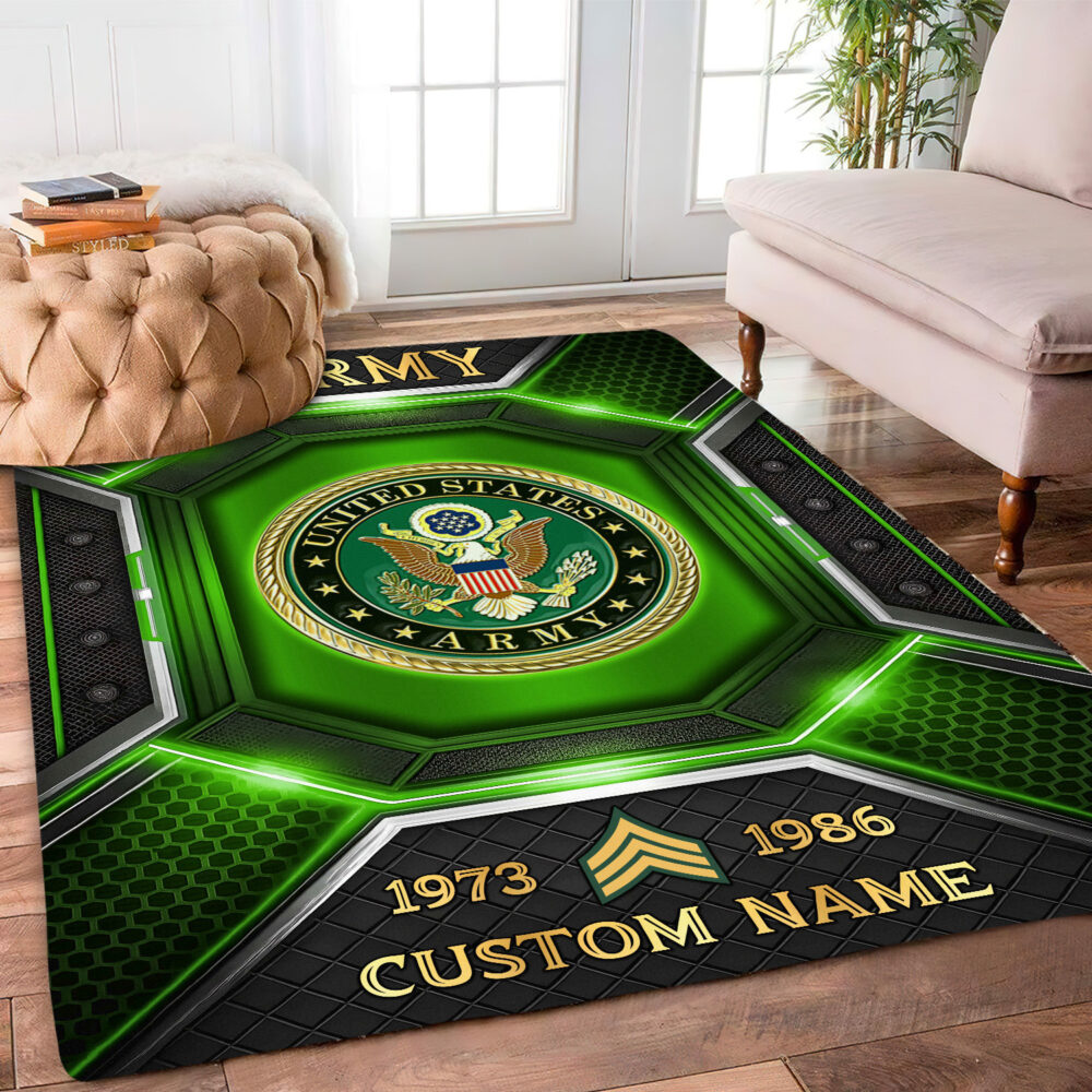 US Army, Proud To Have Served - Rug 48x63in - Image 2