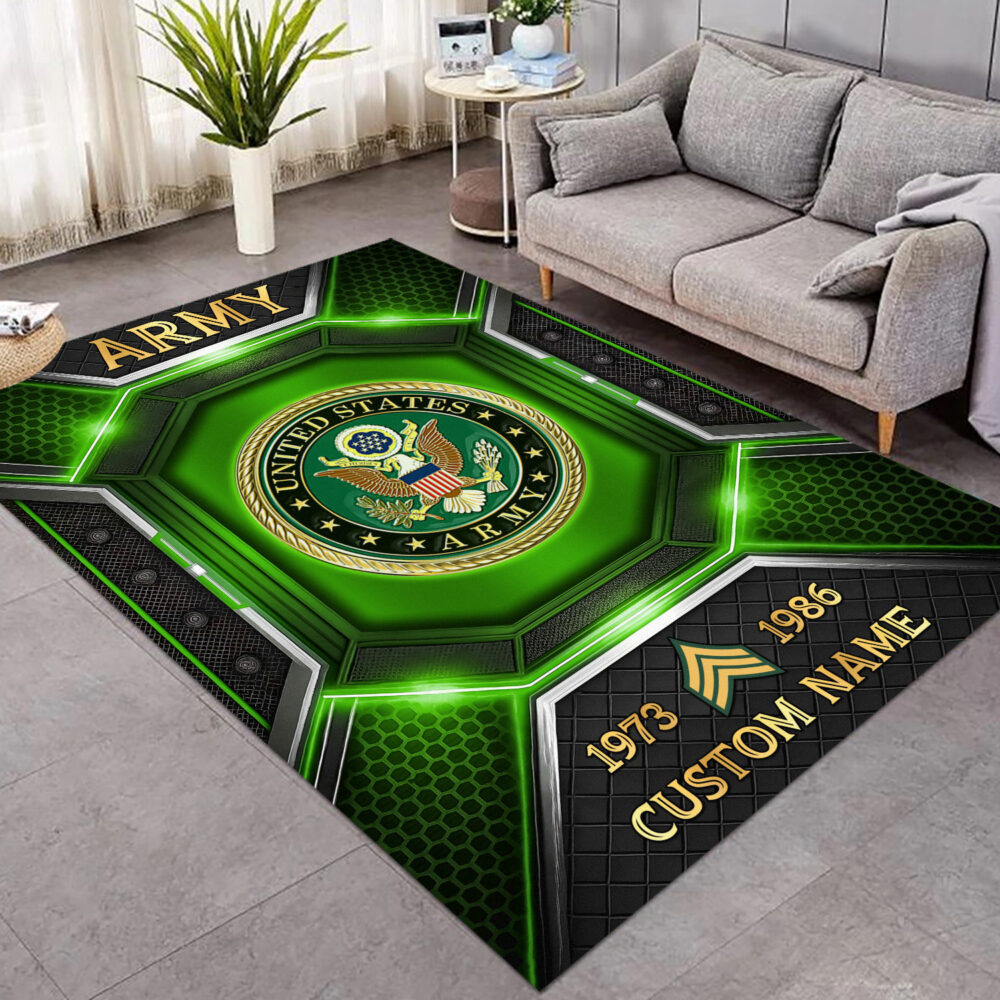 US Army, Proud To Have Served - Rug 48x63in - Image 3