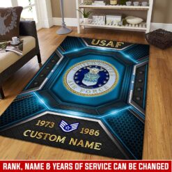 US Air Force, O 6 Air Force Colonel - Rug 80x58in