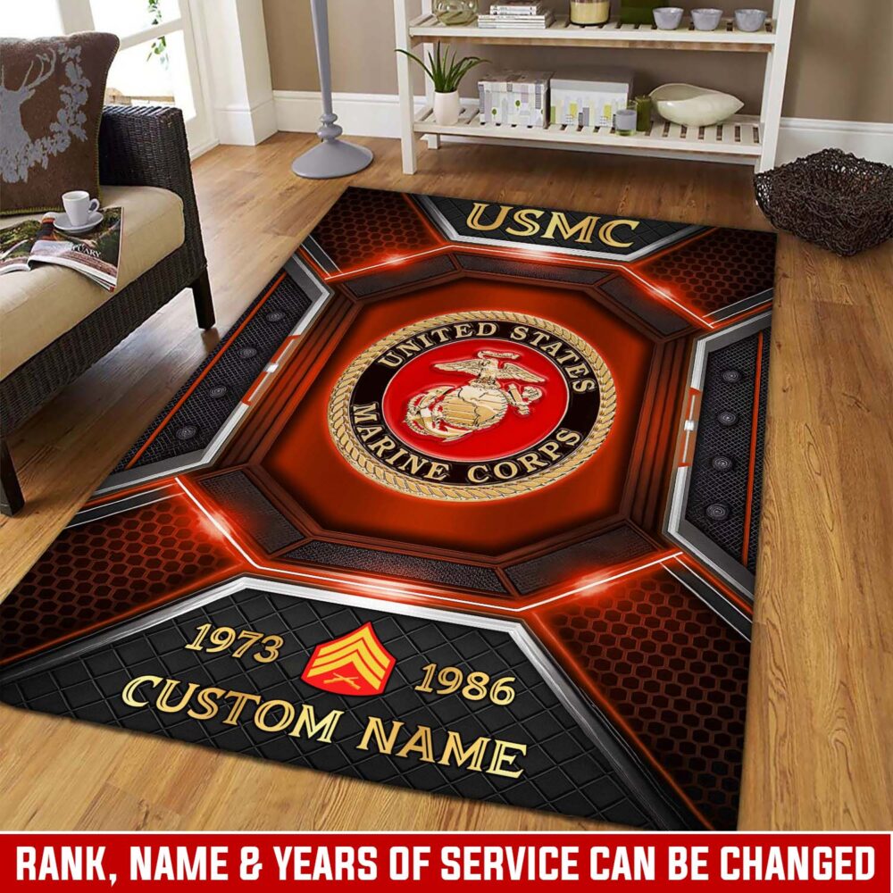 US Marine Corps, Semper Fidelis - Rug 48x63in