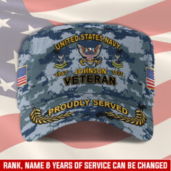 US Navy, Served With Pride - Military Cap