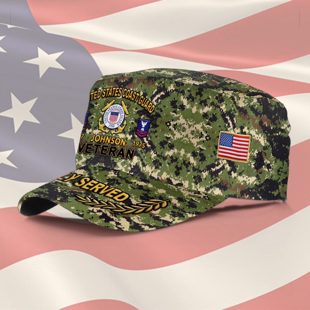 US Coast Guard, Honoring All Who Served - Military Cap - Image 2