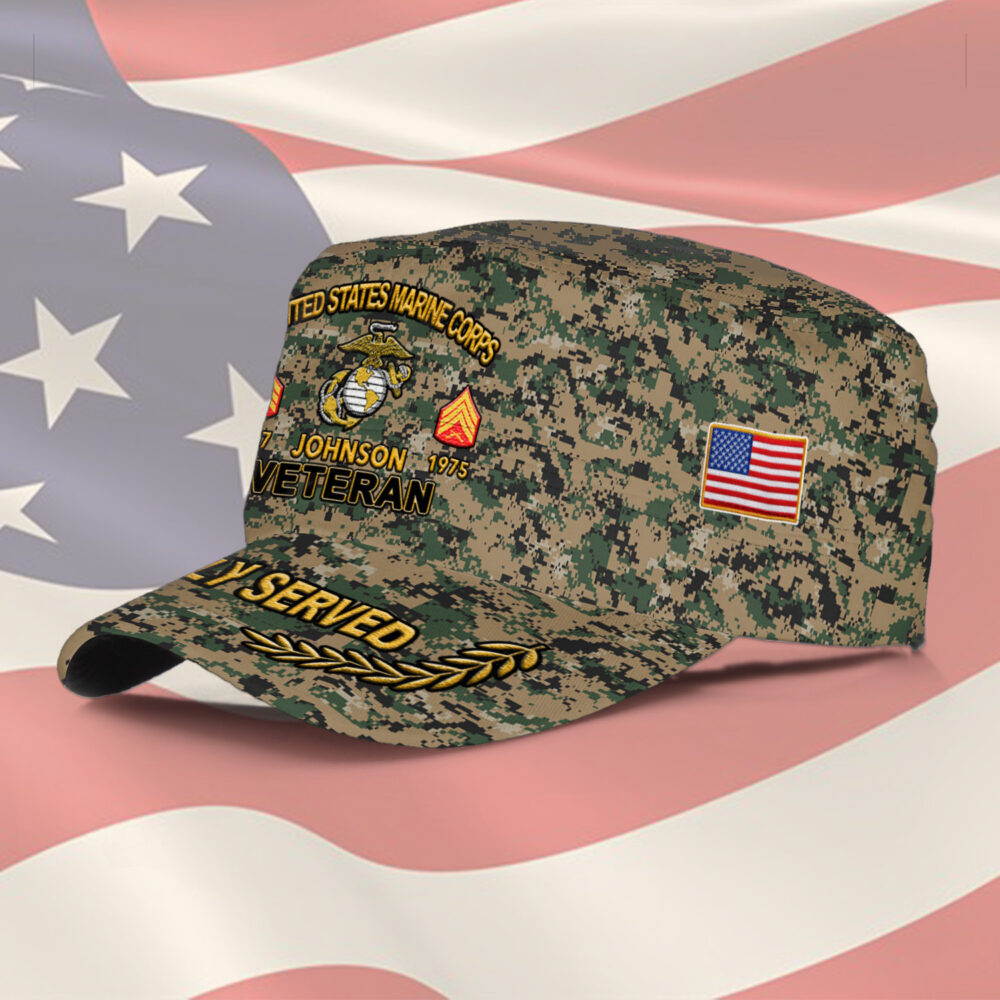 US Marine Corps, E 8 Marines Master Sergeant - Military Cap - Image 2