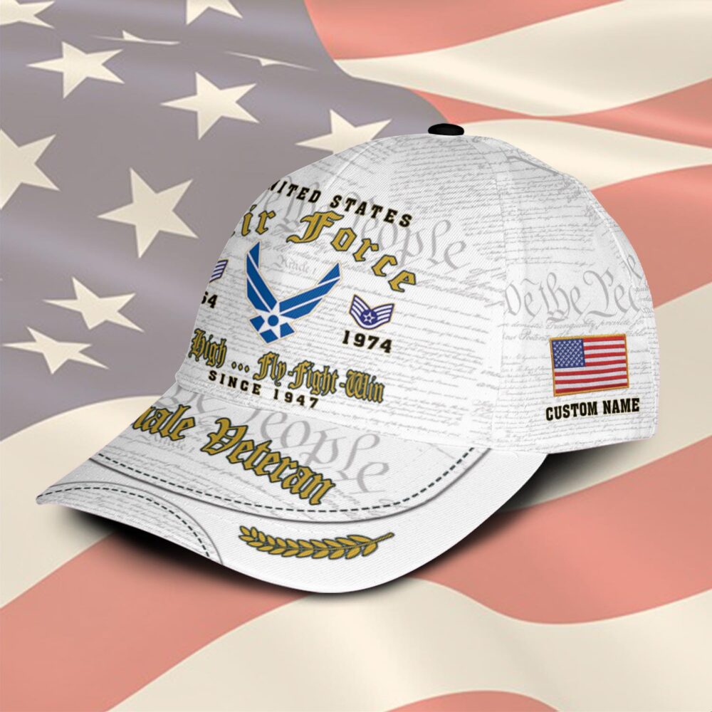US Air Force, E 6 Air Force Technical Sergeant - Classic Cap - Image 2