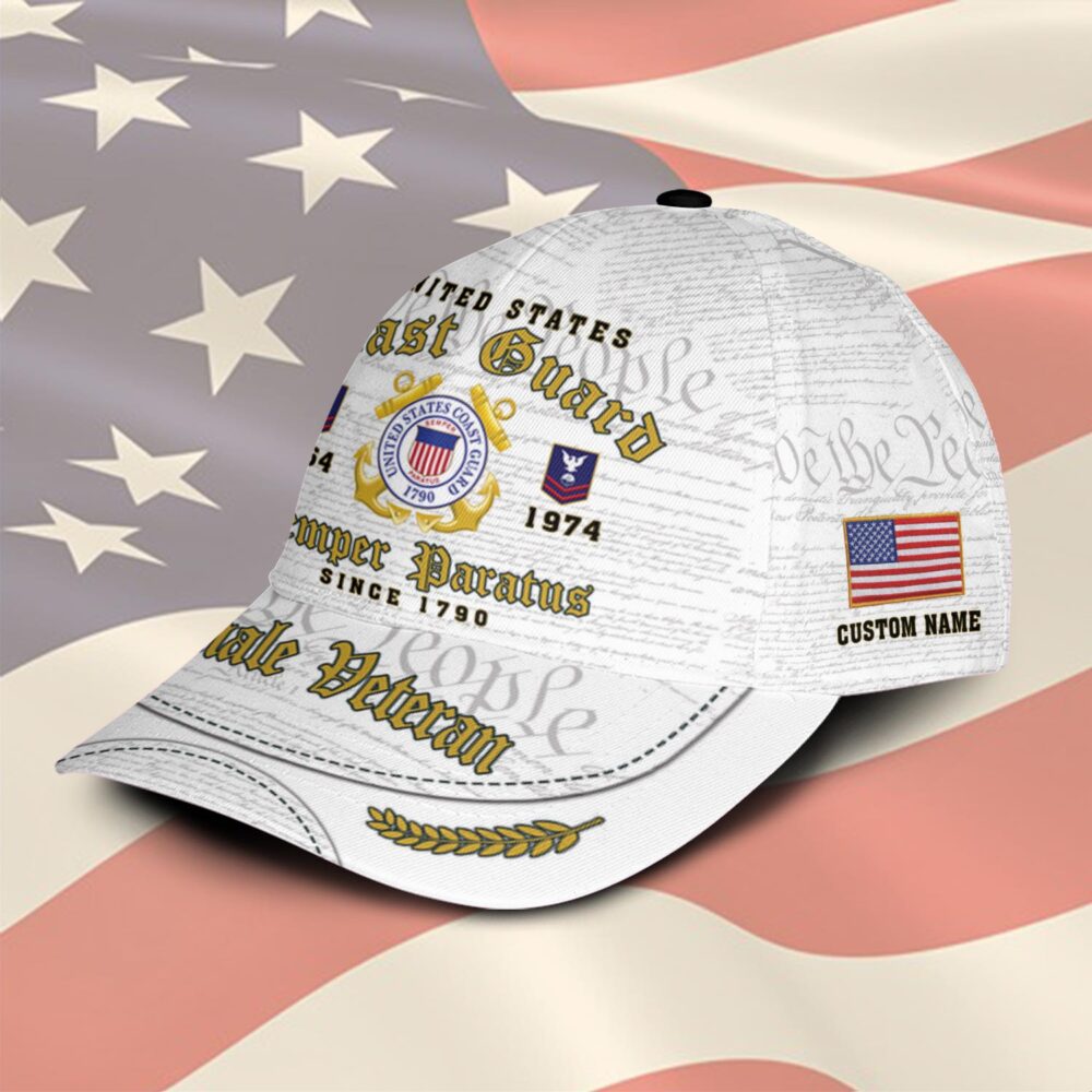 US Coast Guard, E 6 Gold - Classic Cap - Image 2