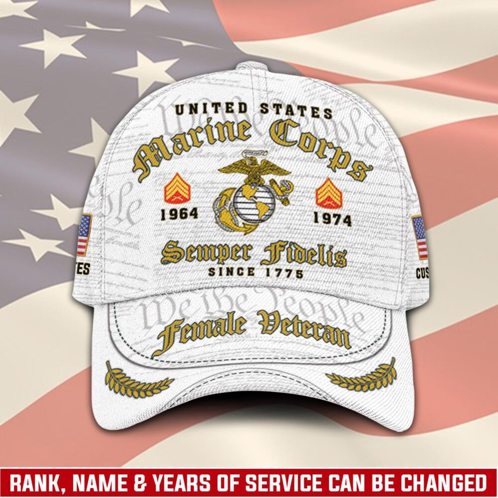 US Marine Corps, E 2 Marines Private First Class - Classic Cap