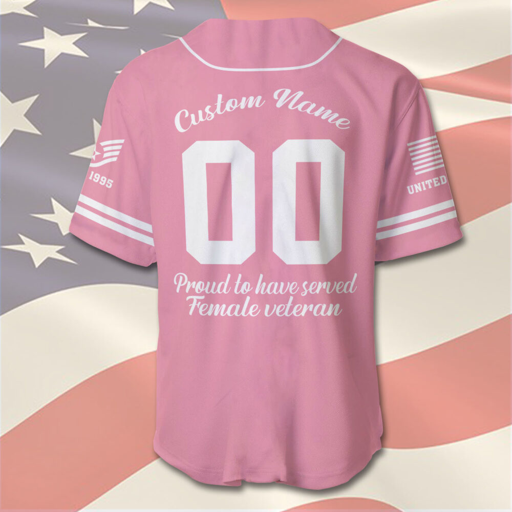 US Air Force , Service Before Self - Baseball Jersey - Image 3