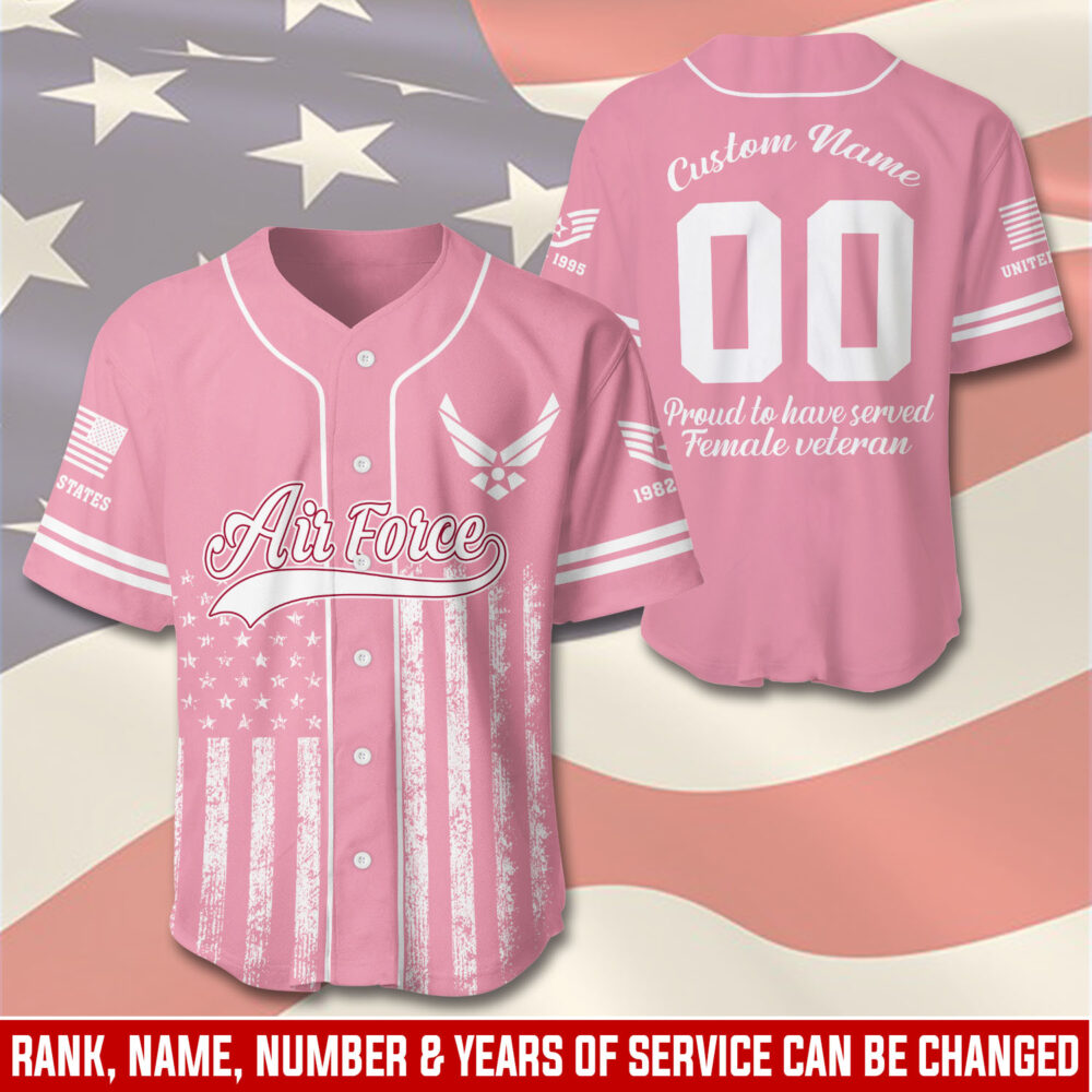 US Air Force , Service Before Self - Baseball Jersey