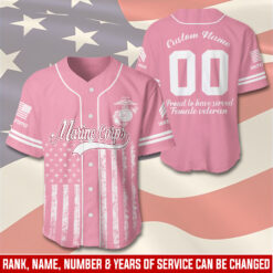 US Marine Corps, First to Fight - Baseball Jersey