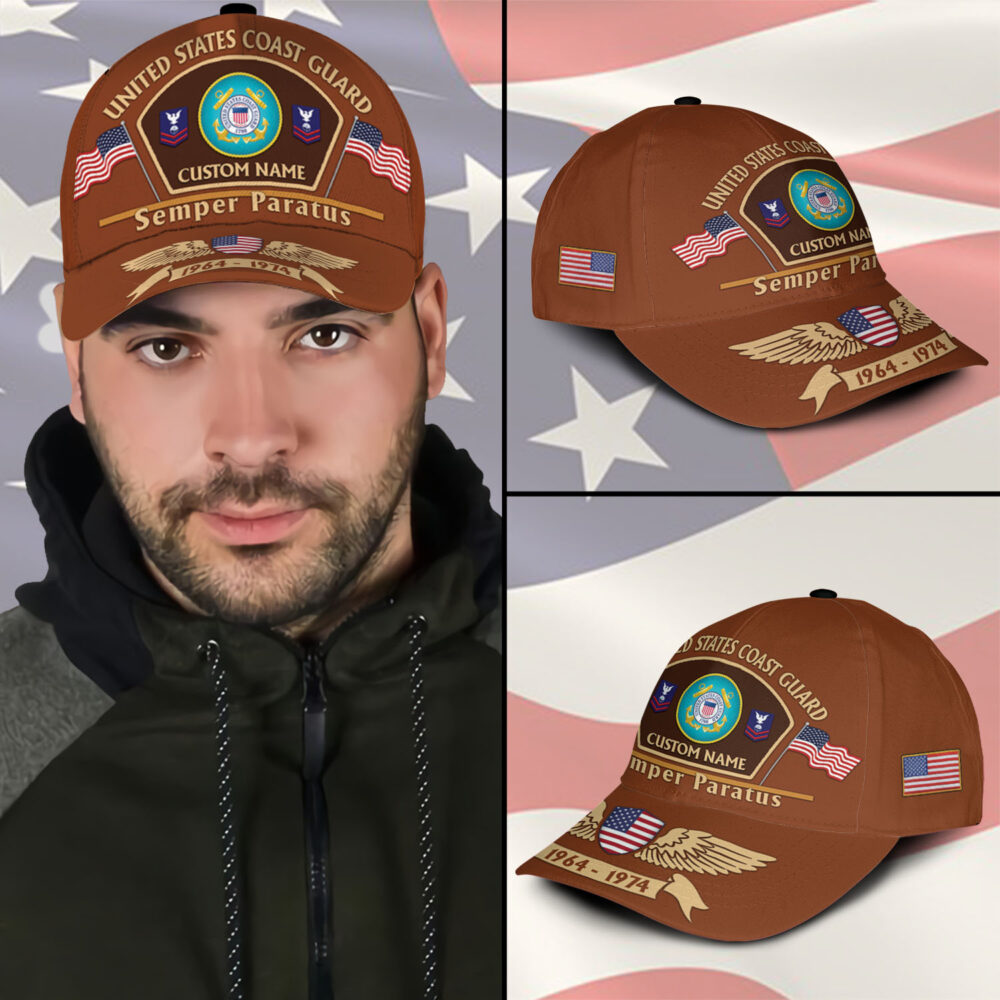 US Coast Guard, E 3 Red - Classic Cap - Image 3