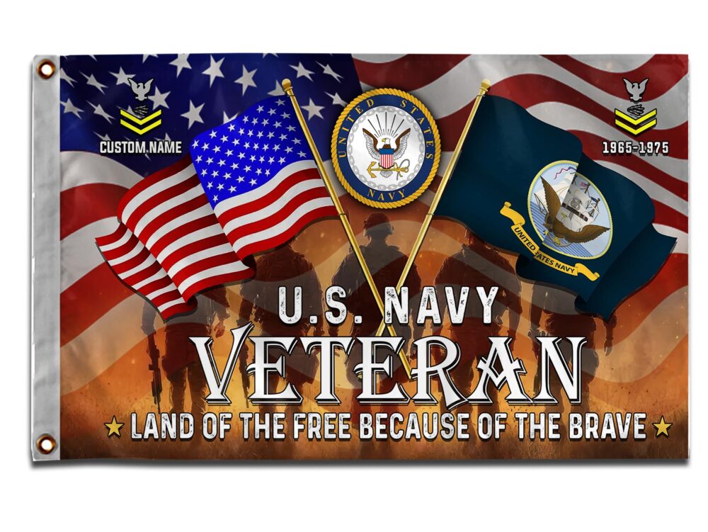 US Navy, Served With Pride - Flying Flag 5×8 Feet(152×244 Cm) - Image 3