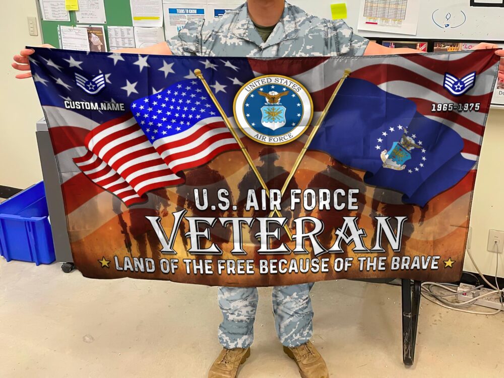 US Air Force , E 7 Air Force First Sergeant - Flying Flag 4×6 Feet(123×183 Cm) - Image 2