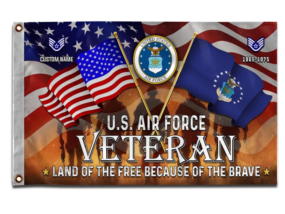 US Air Force , E 7 Air Force First Sergeant - Flying Flag 4×6 Feet(123×183 Cm) - Image 3