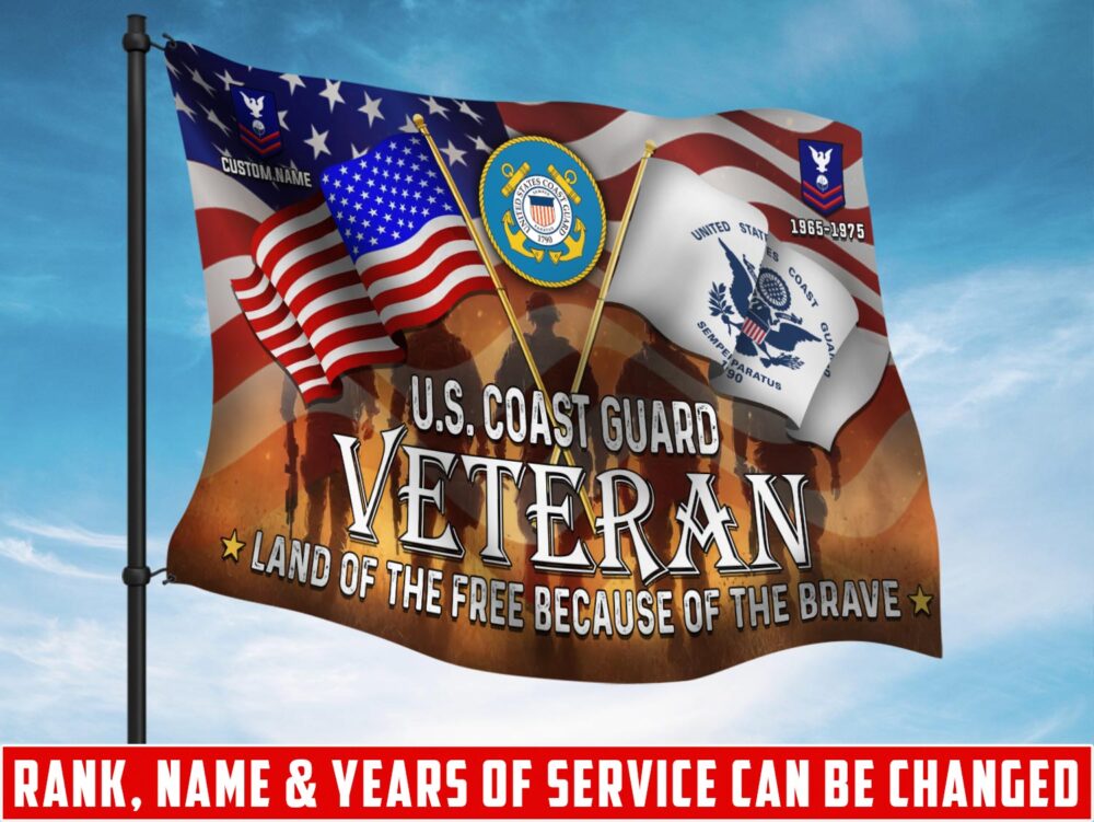 US Coast Guard, Life And Pride - Flying Flag 2×3 Feet(60×90 Cm)