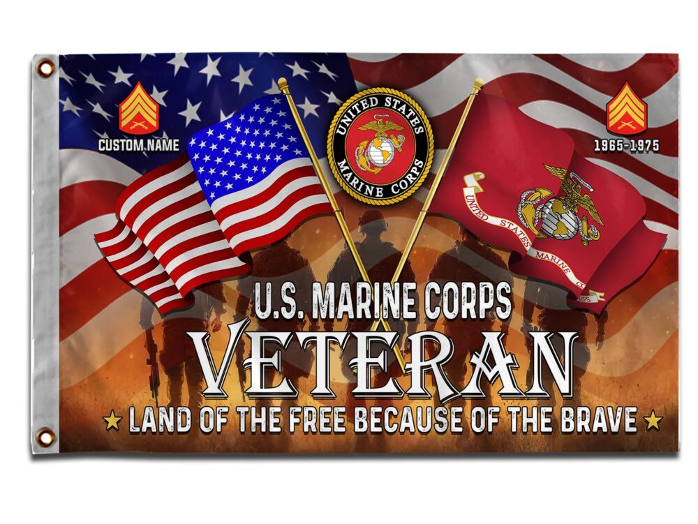 US Marine Corps, Remember - Honor - Respect - Flying Flag 5×8 Feet(152×244 Cm) - Image 3