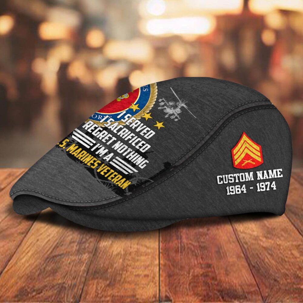 US Marine Corps, E 9 Marines Sergeant Major - Jeff Cap - Image 2