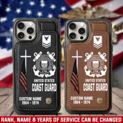 US Coast Guard, All Gave Some, Some Gave All - Leather Flip Phone Case